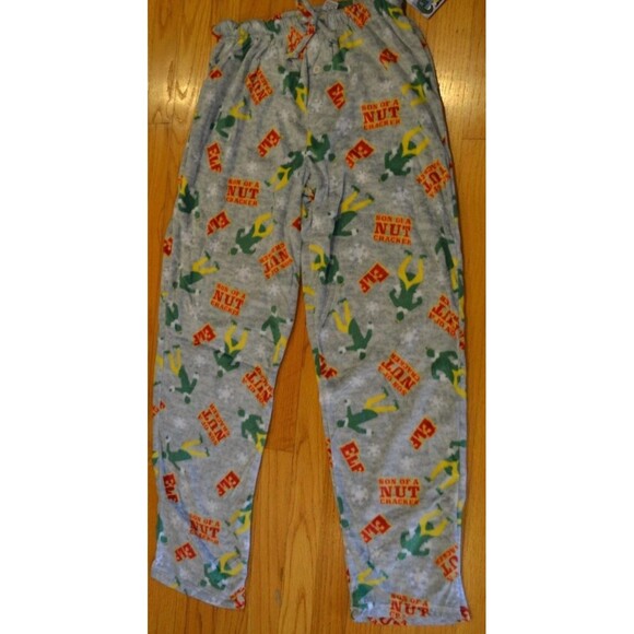 elf Other - Elf Movie Buddy Christmas Pajama Pants XLT Gray Son of a Nutcracker